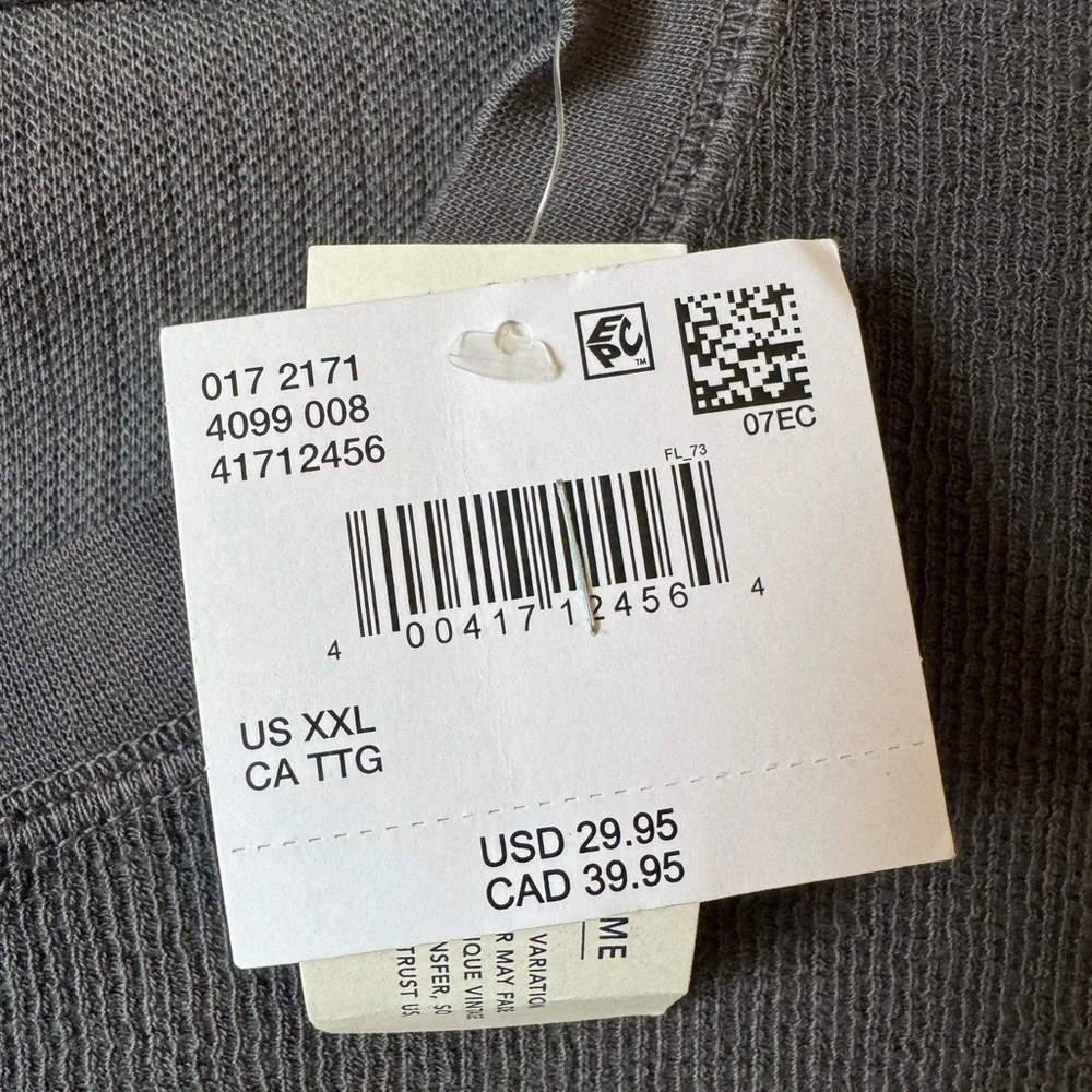 American Eagle Super Soft Thermal Long Sleeve Gray XXL